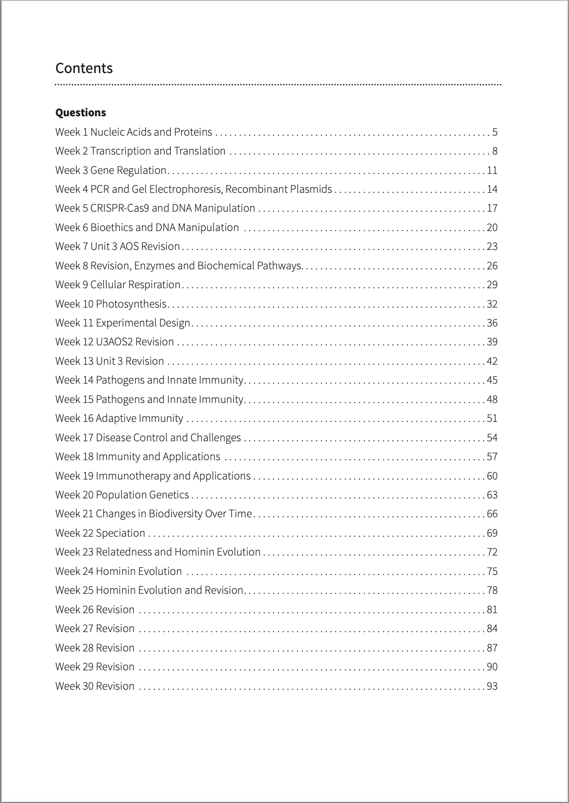 50Coach Biology 3/4 Masterbook